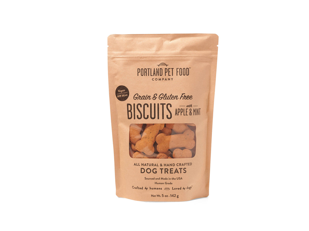 Grain & Gluten-Free Apple & Mint Biscuit Dog Treats