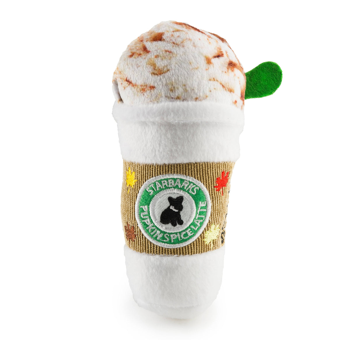 Starbarks Pupkin Spice Latte Squeaker Halloween Fall Dog Toy