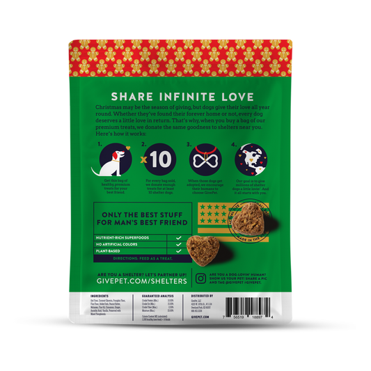 GivePet Gingerbone House Holiday Dog Treats