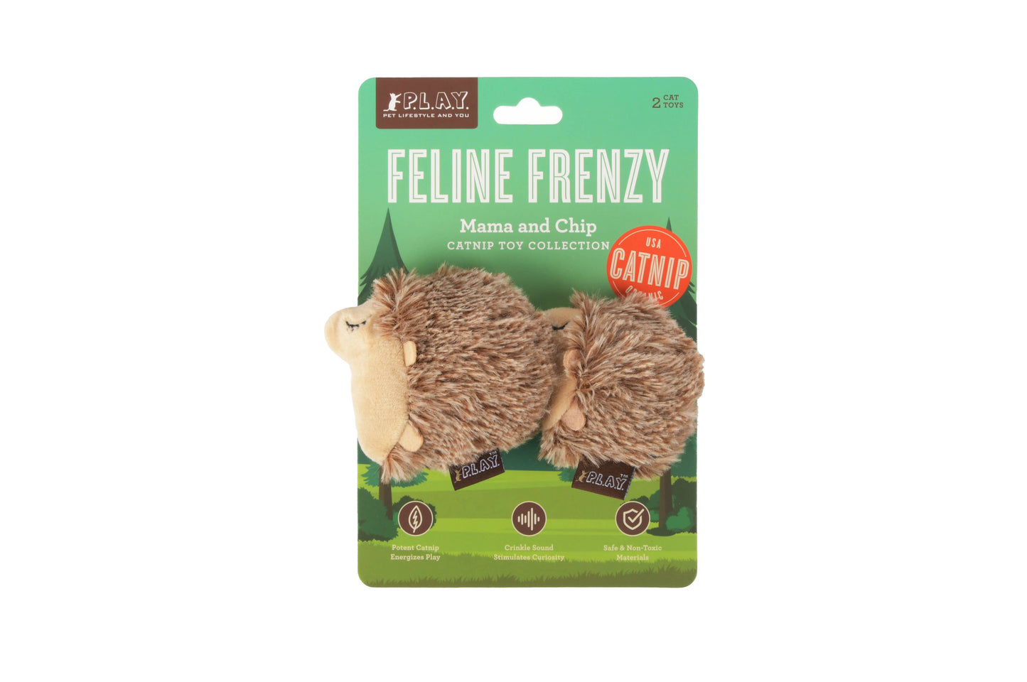 Feline Frenzy Forest Friends - Mama and Chip