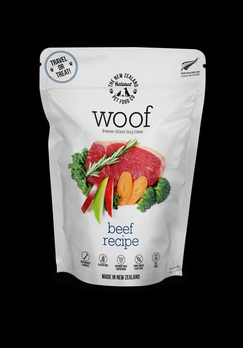 Woof Beef Freeze Dried Dog Food