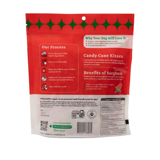 Lord Jameson Love Puffs Candy Cane Kisses Pouch 4oz