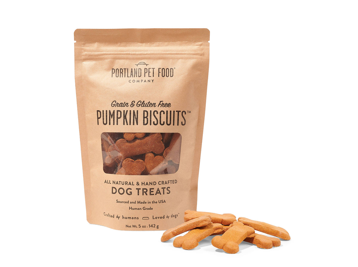 Grain and Gluten Free Pumpkin Dog Biscuits