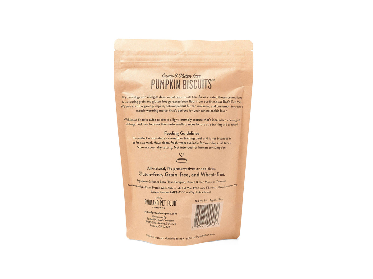 Grain and Gluten Free Pumpkin Dog Biscuits