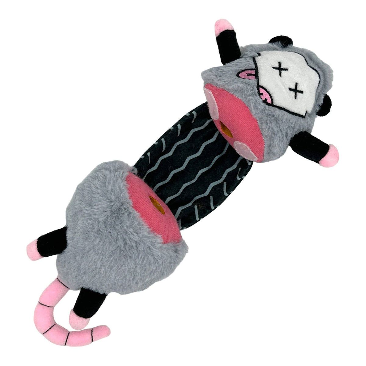 Roadkill Opossum - Rip and Reveal Dog Toy
