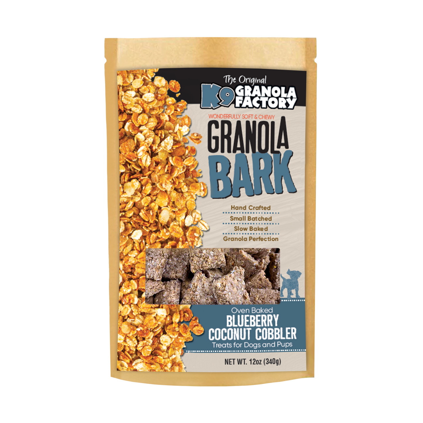 K9 Granola Factory Granola BARK Blueberry Coconut Cobbler