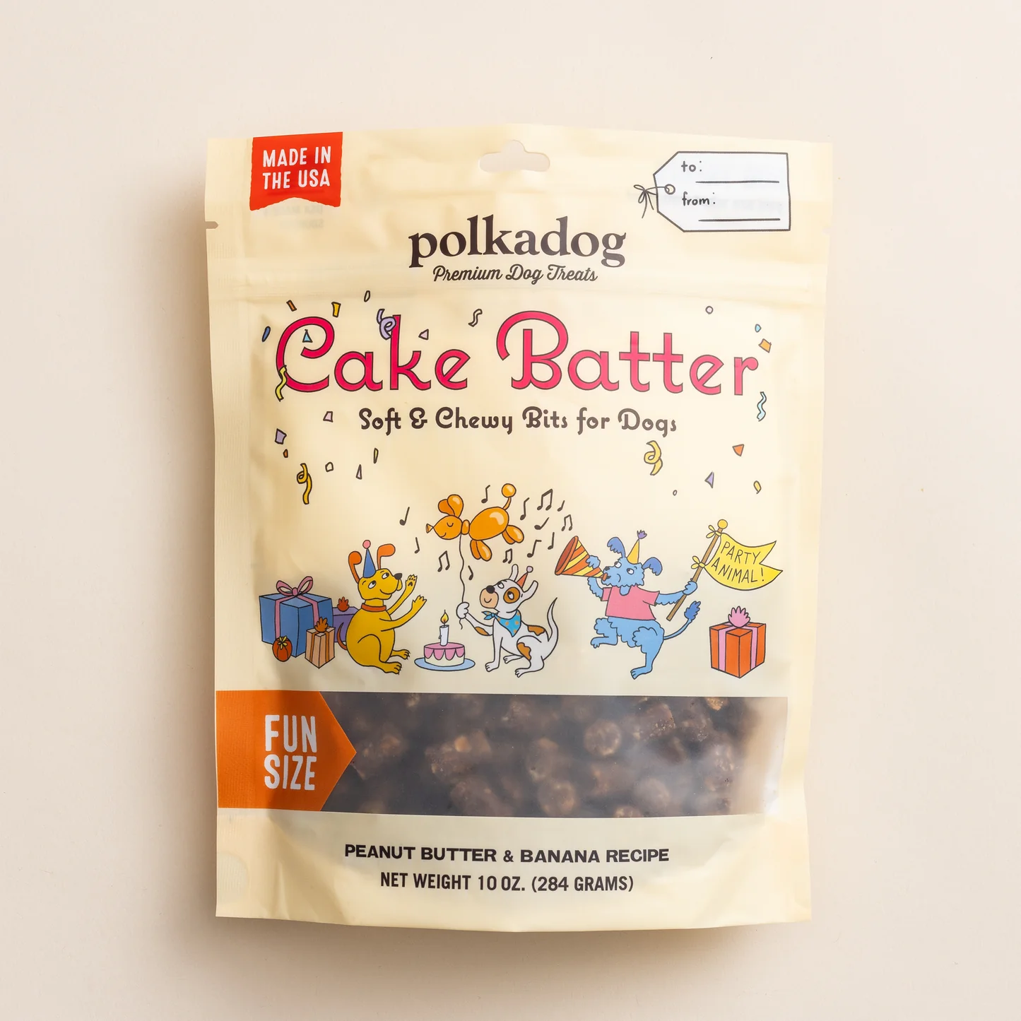 Polkadog Wonder Nugget Treats Cake Batter