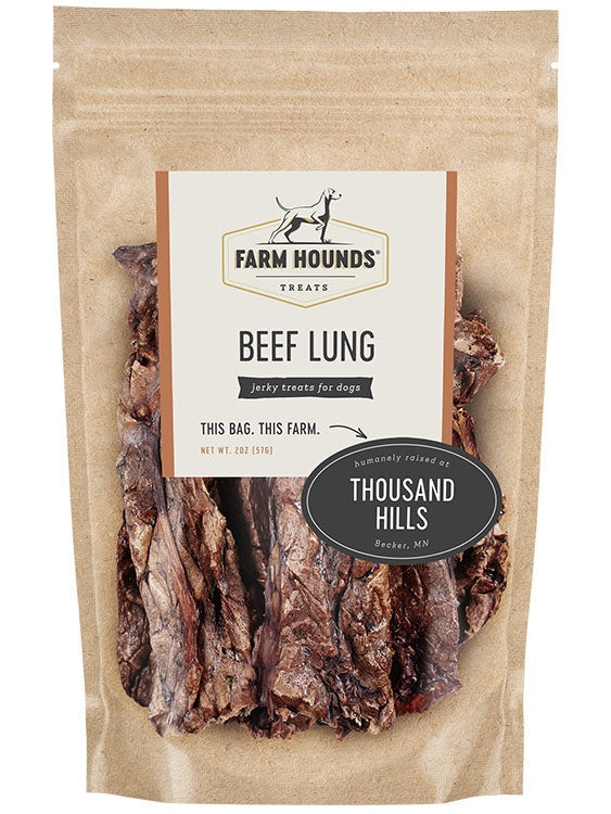 Farm Hounds Dried Treats Beef Lung
