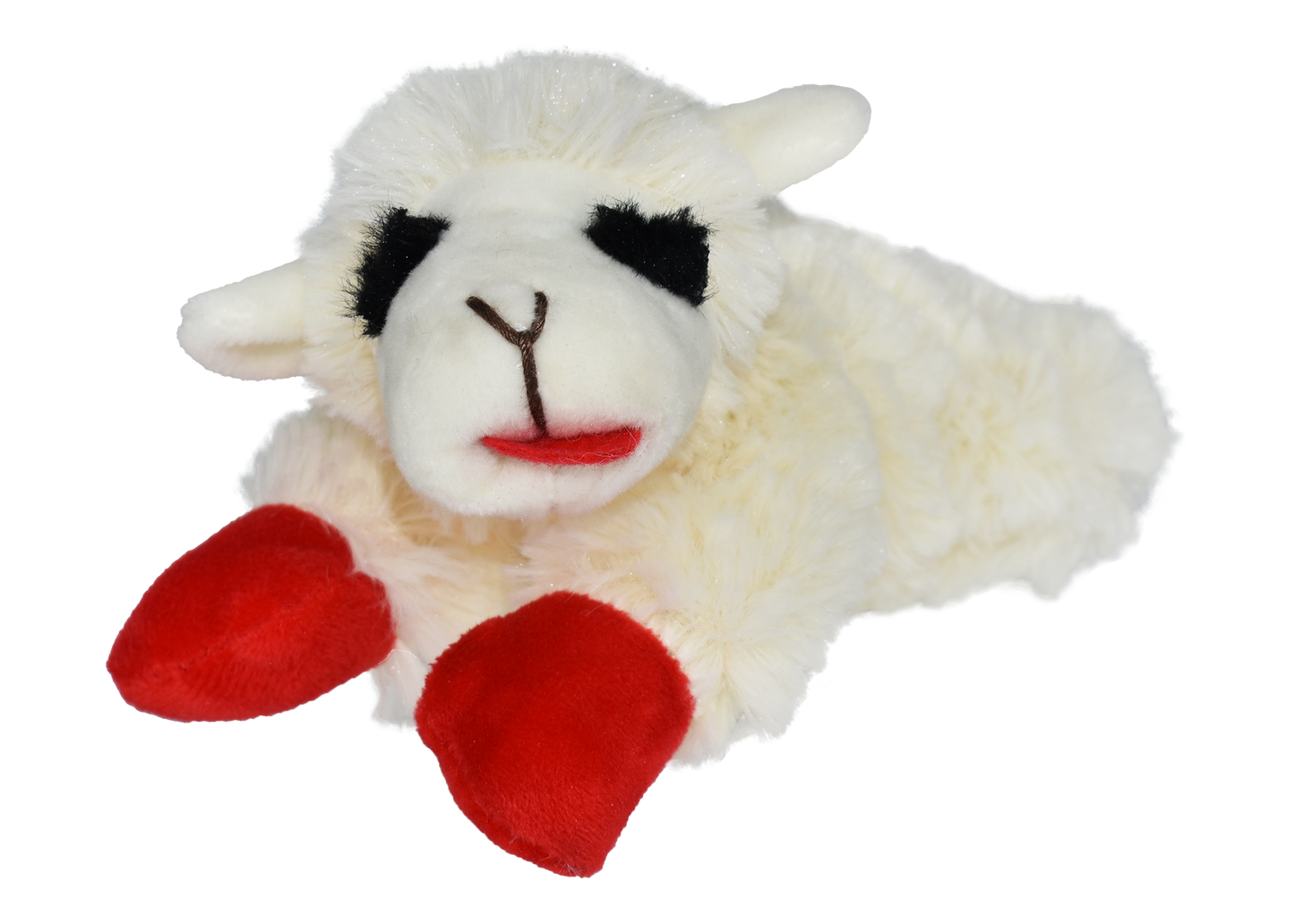 Multipet Plush Lamb chop Dog Toy Medium