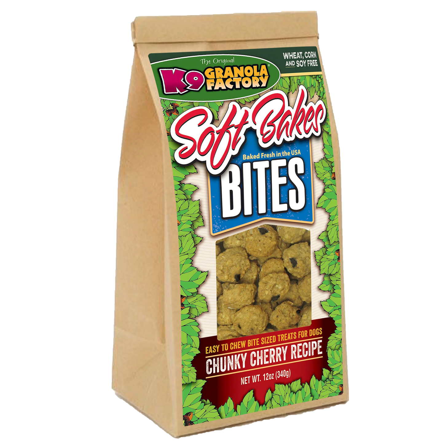 K9 Granola Factory Soft Bakes Bites Chunky Cherry