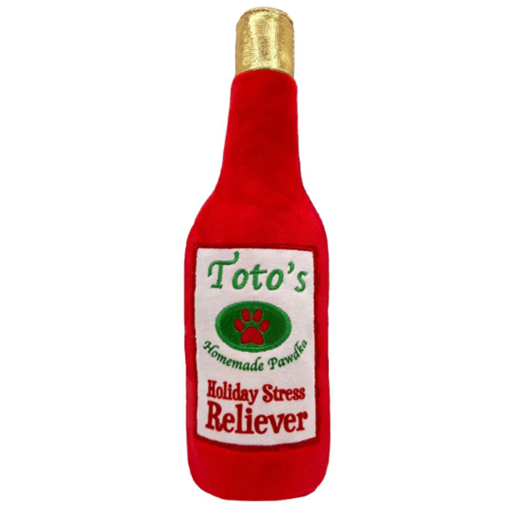 Lulubelles Holiday Toto Stress Reliever Dog Toy Small