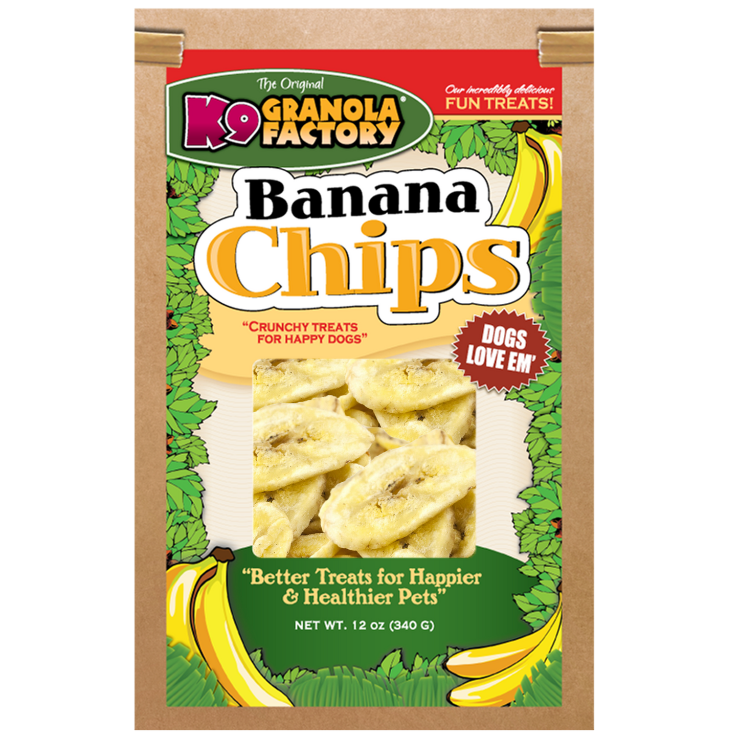 K9 Granola Factory Natural Chips Banana