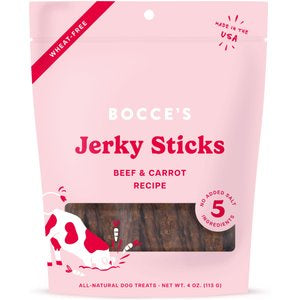 Bocce's Bakery Jerky Sticks Dog Treats Beef