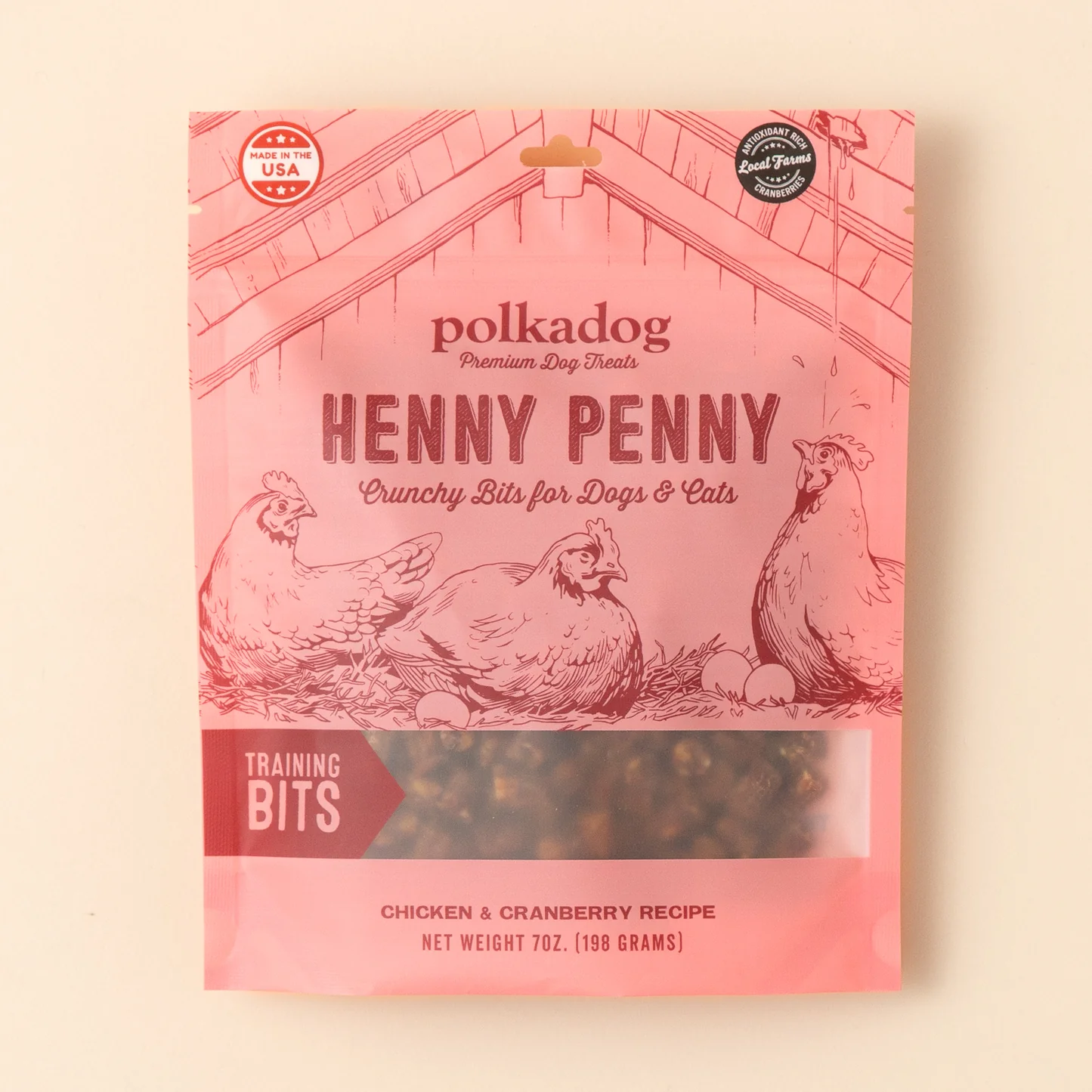 Polkadog Crunchy Henny Penny 5oz