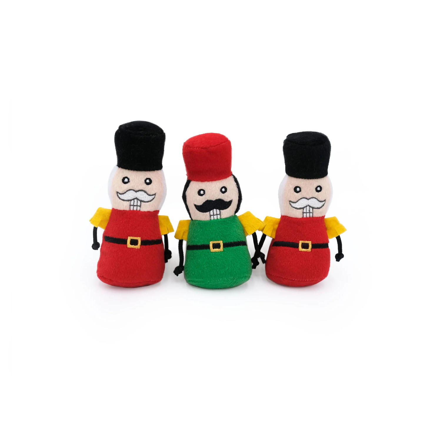Zippy Paws Holiday Miniz Dog Toys Nutcrackers
