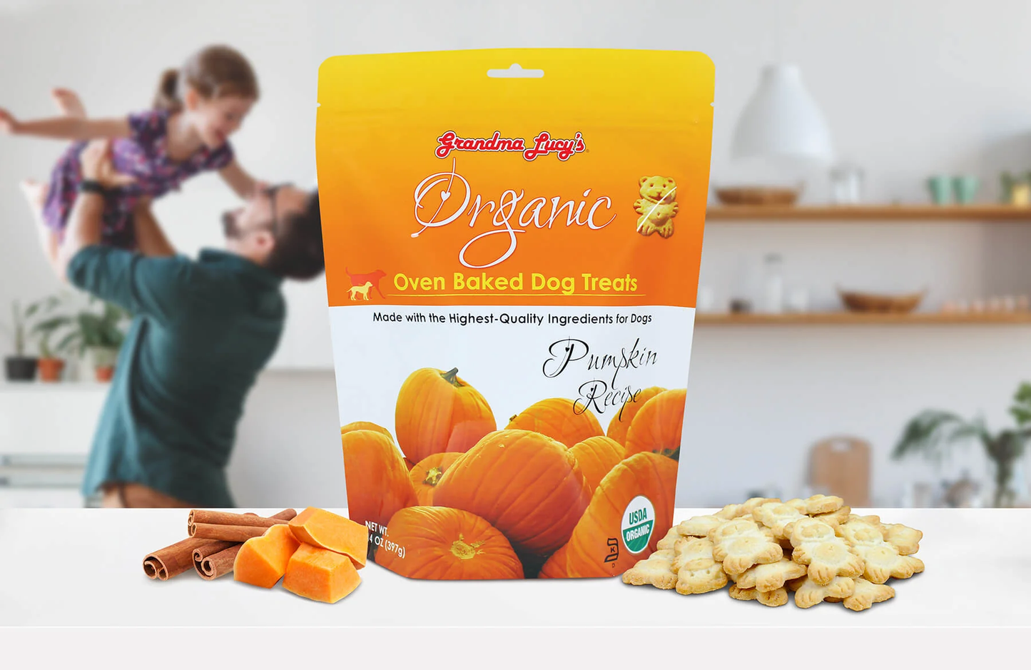 Grandma Lucy's Organic Baked Treats Pumpkin