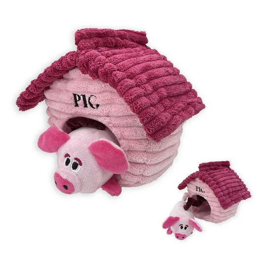 PetLou Cubbies Dog Toy Pig