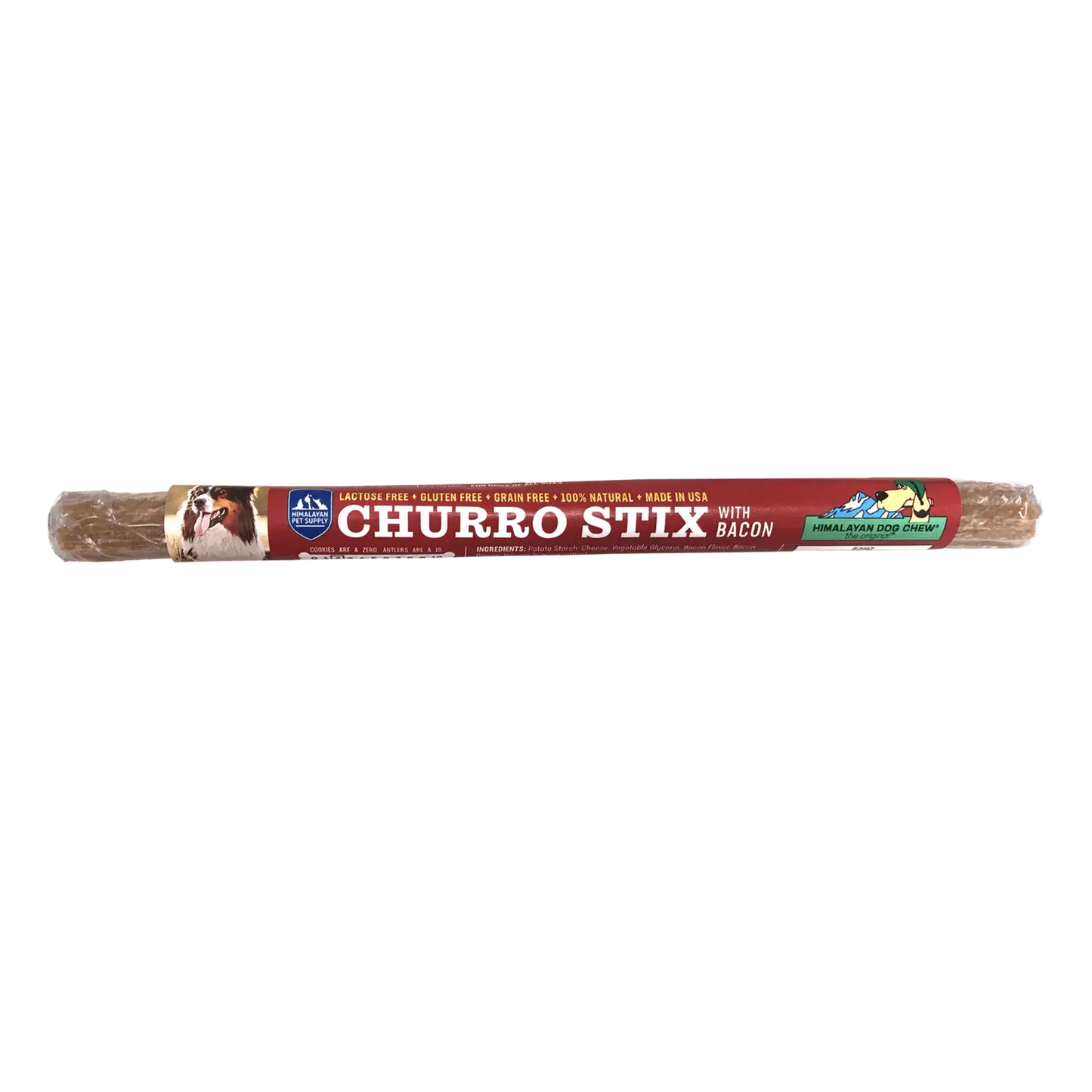 Himalayan Pet Churro Stick Bacon 10 inch