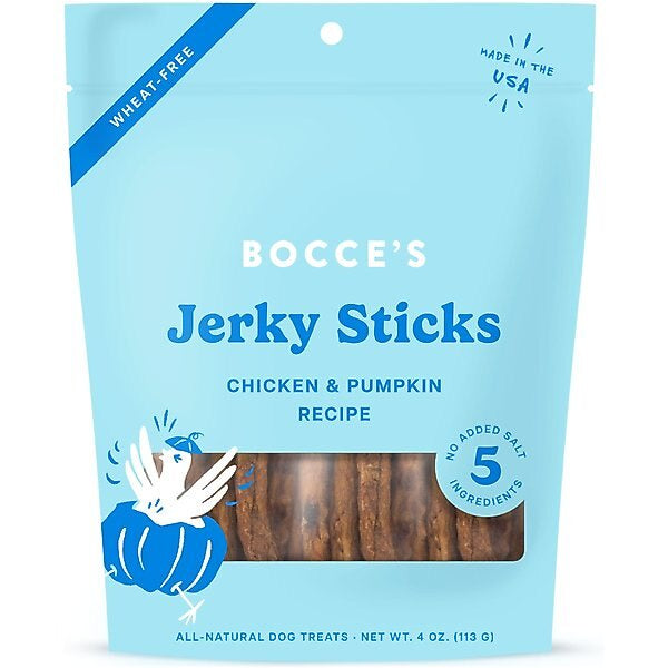 Bocce's Bakery Jerky Sticks Dog Treats Chicken