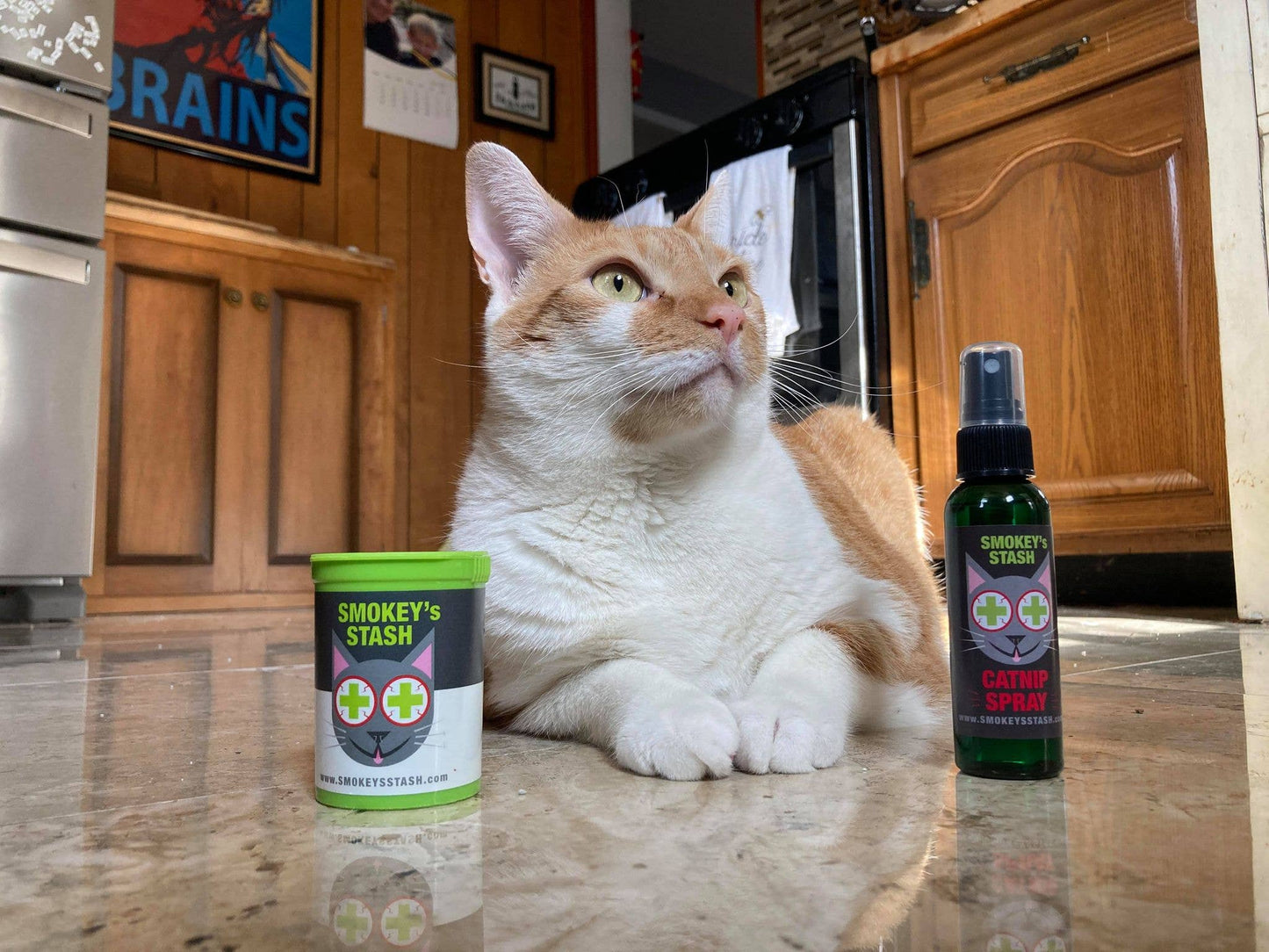 Smokey's Stash Organic Catnip Og Puss Pop Top