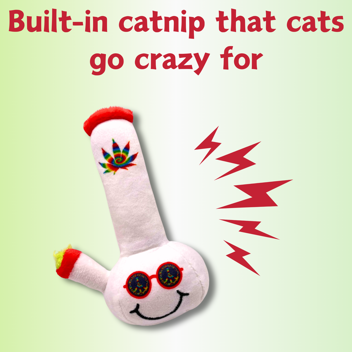 My Name is Lil' Billie Bong, Funny Parody Weed Theme Cat Toy