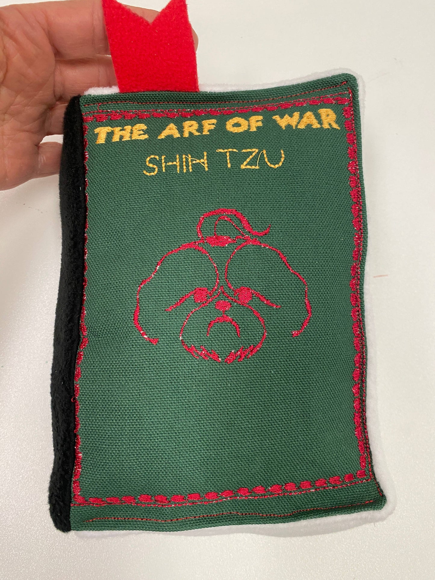 Handmade Dog Toy- Plush Books for Dogs "Moby Pit" & More