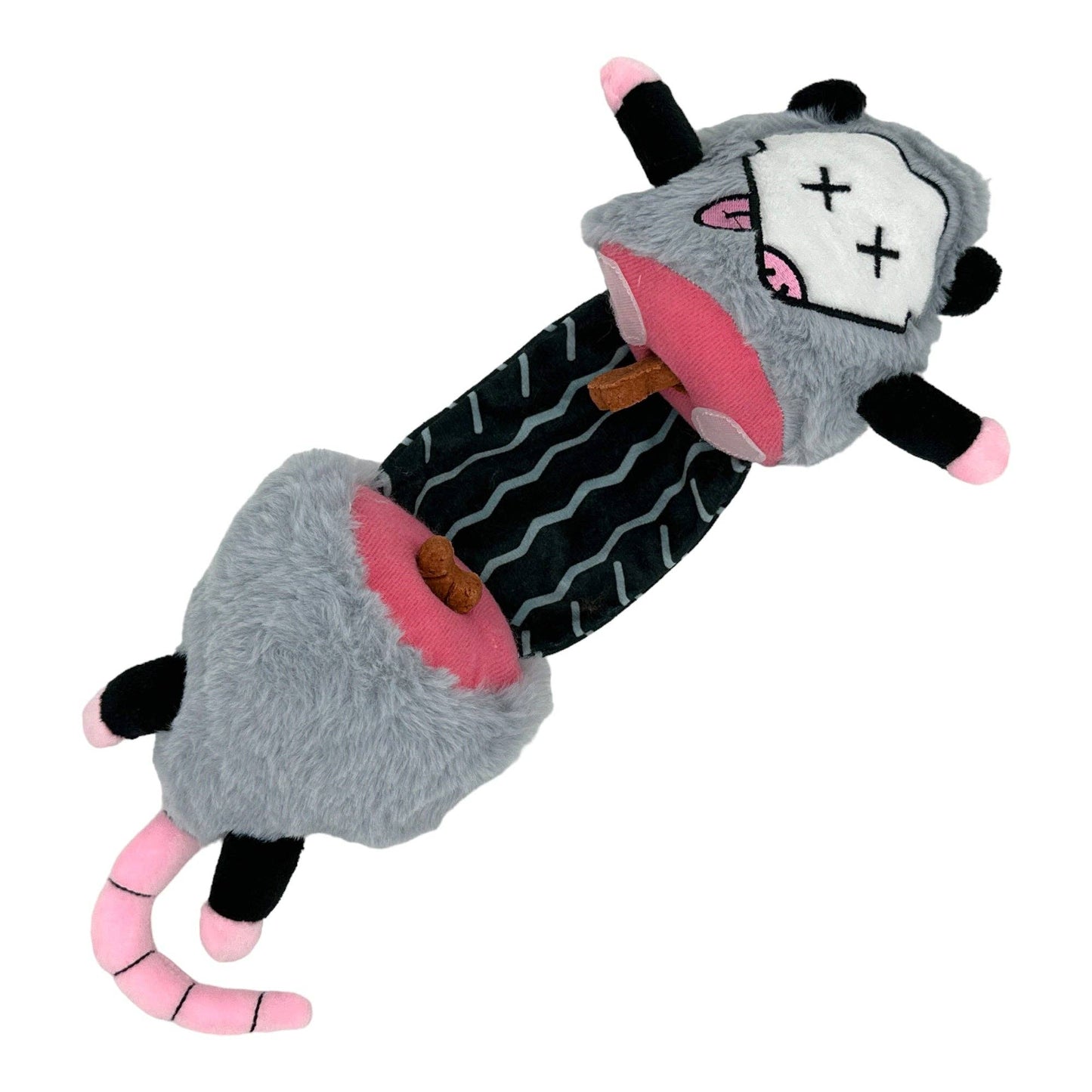Roadkill Opossum - Rip and Reveal Dog Toy