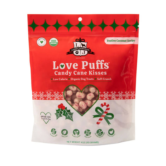 Lord Jameson Love Puffs Candy Cane Kisses Pouch 4oz