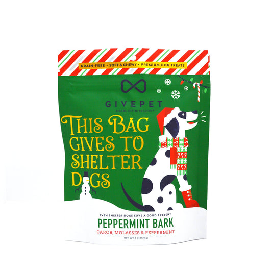 GivePet Peppermint Bark Holiday Dog Treat