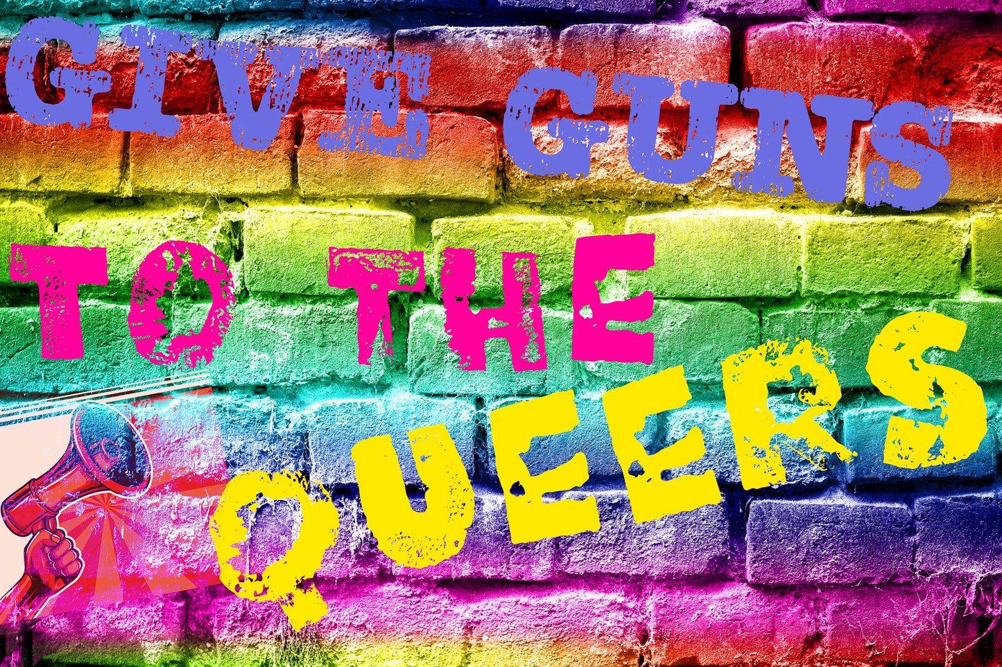 Give Guns to the Queers Sticker