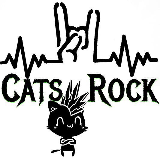Cats Rock Sticker