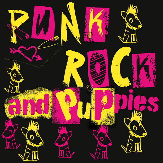 Punk Rock and Puppies Sticker