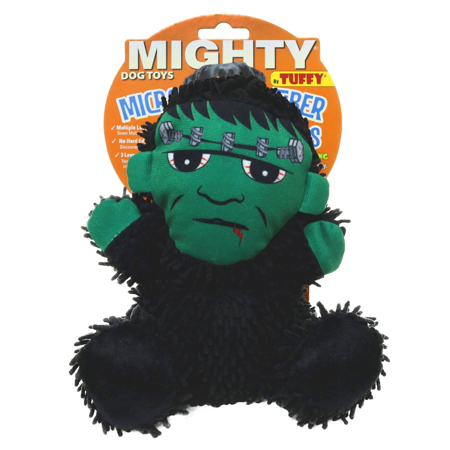 Mighty Microfiber Ball Frankenstein, Halloween Dog Toy