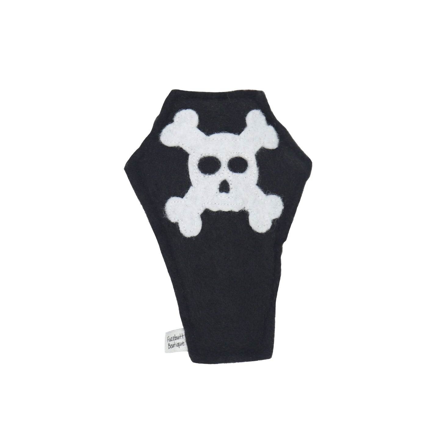 Skull Coffin -Felt Catnip Toy