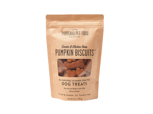 Grain and Gluten Free Pumpkin Dog Biscuits