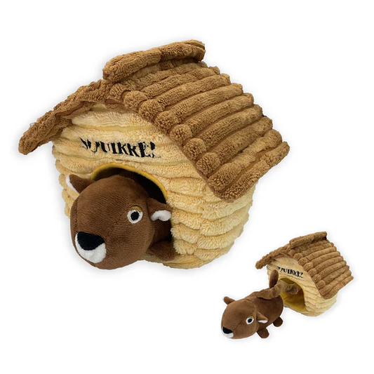 PetLou Cubbies Dog Toy Squirrel