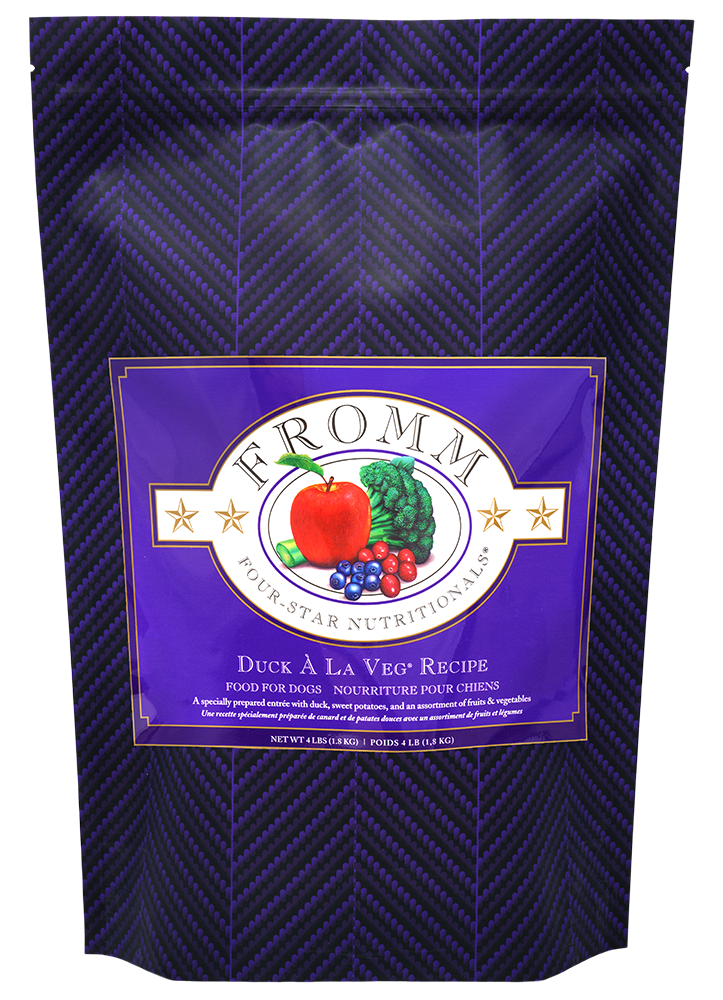 Fromm Family Four Star Duck a la Veg Dry Dog Food 26lb