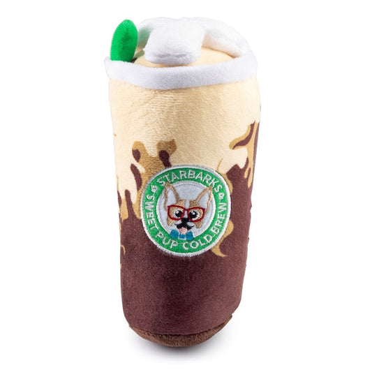 Haute Diggity Dog Starbarks Specialty Drink Dog Toy Sweet Pup Cold Brew