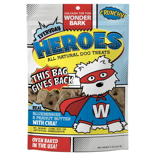 Wonder Bark Dog Cookies  Blueberry and PB