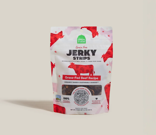 Open Farm Certified Humane Jerky Strips Beef