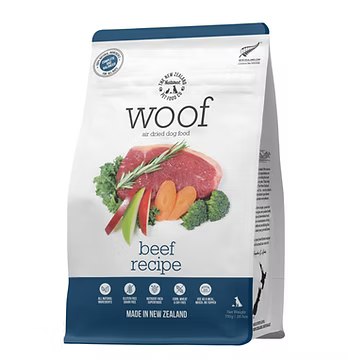 Woof Beef Air Dried Dog Bites 3.5oz
