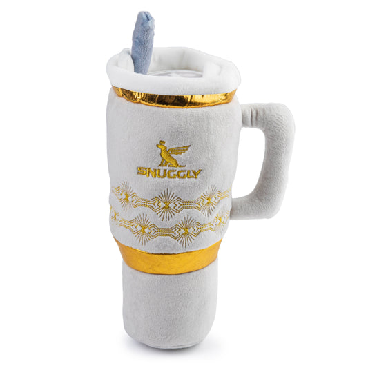 Haute Diggity Dog Snuggly Cup  Dog Toy Ivory