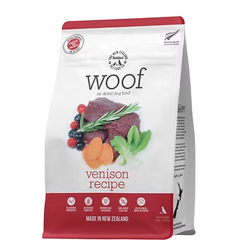 Woof Venison Air Dried Dog Bites 3.5oz