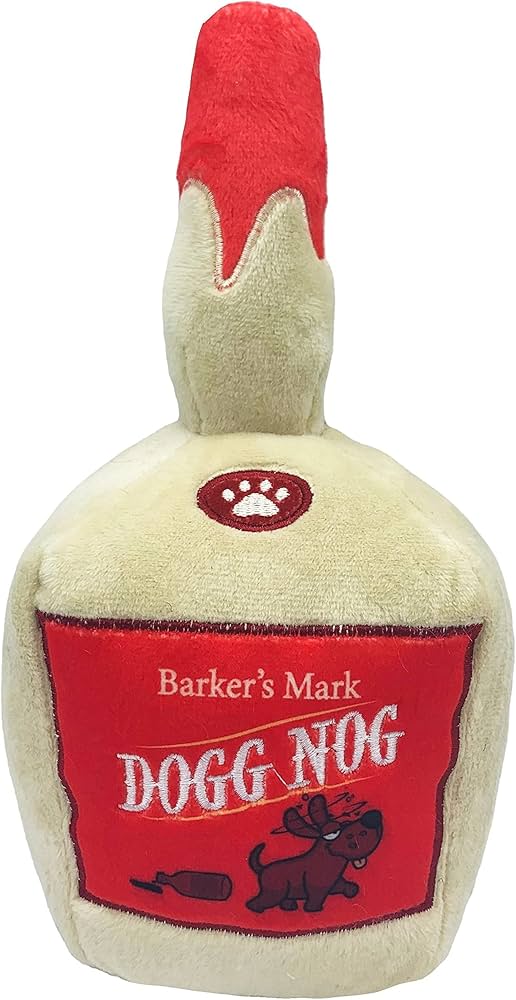 Lulubelles Holiday Dog Nog Dog Toy Large