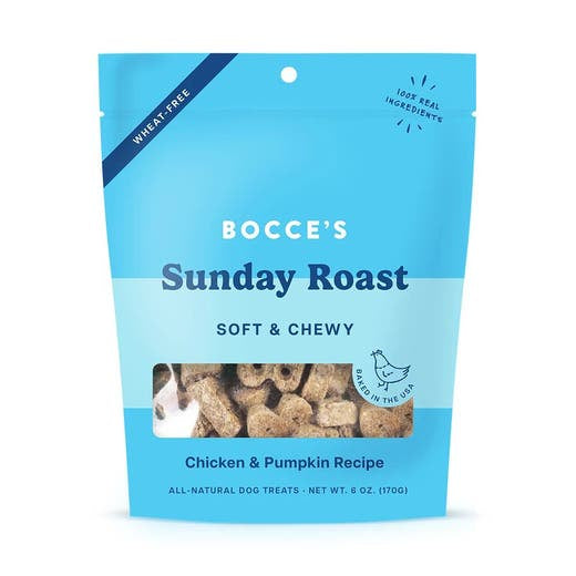 Bocce's Bakery Soft and Chewy Dog Treats Sunday Roast 6oz