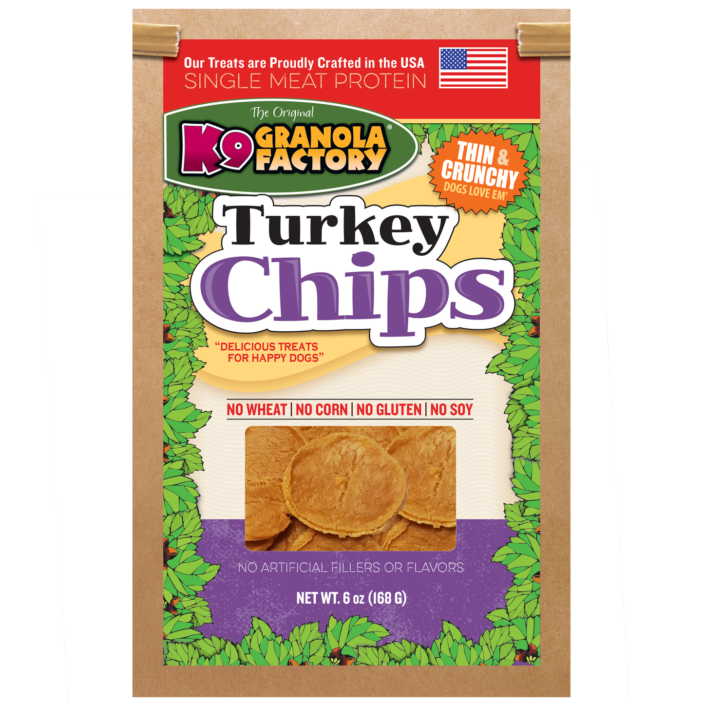 K9 Granola Factory Natural Chips Turkey