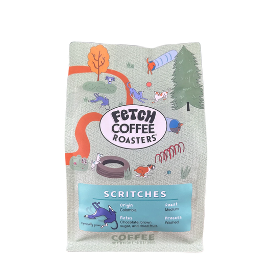 Fetch Coffee Roasters Whole Bean Coffee Scritches