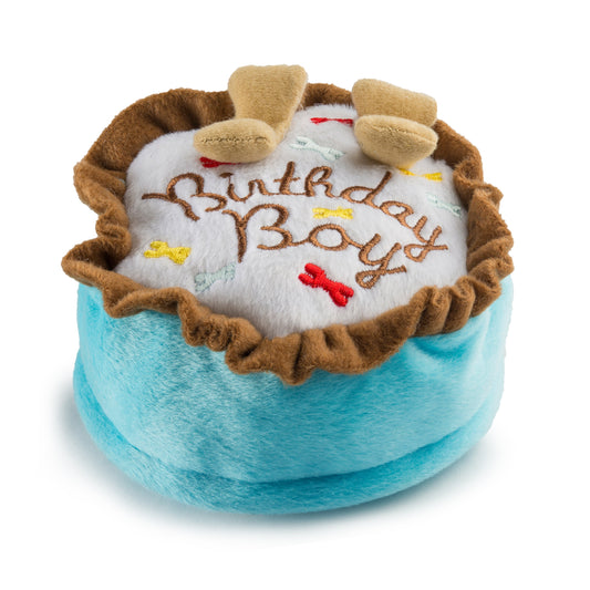 Haute Diggity Dog Birthday Dog Toy Birthday Boy Cake Small