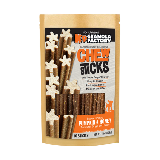 K9 Granola Factory Chew Sticks Pumpkin & Honey