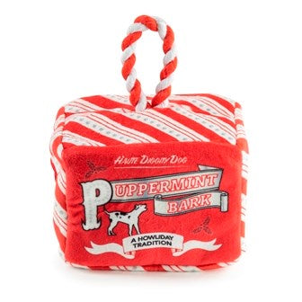 Haute Diggity Dog Holiday Interactive Dog Toy Puppermint Bark